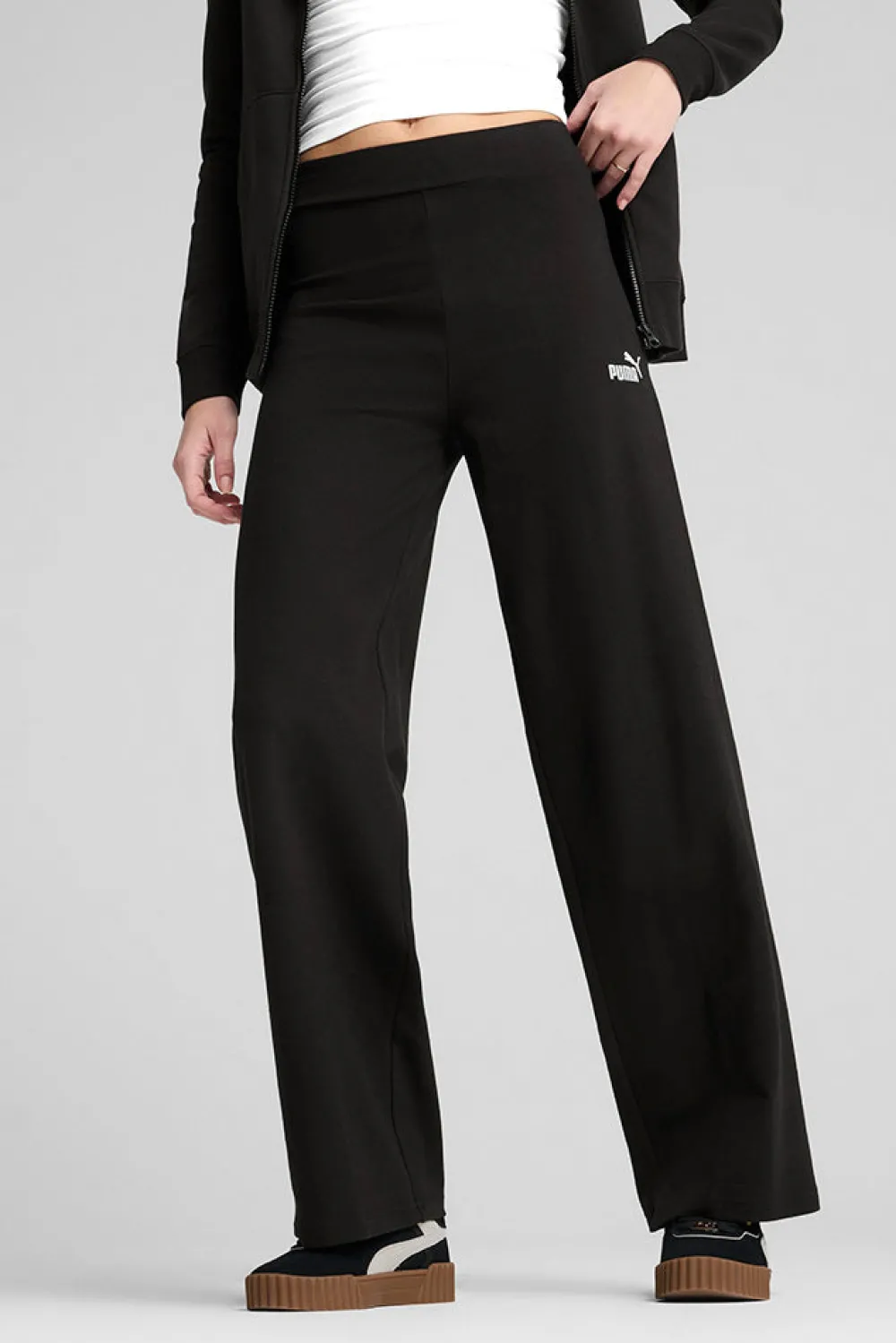 Sale Puma W Hi Waist Leggings - Dame Bukser Sort