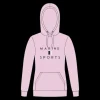 Discount Marine W Hood Sweat - Dame Sweatshirt Pink