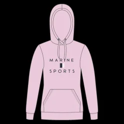 Discount Marine W Hood Sweat - Dame Sweatshirt Pink
