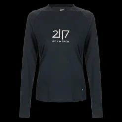 Hot 2117 of Sweden W Huli Long Sleeve Tee - Dame T-shirt Sort