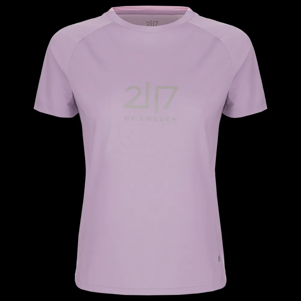 Outlet 2117 of Sweden W Huli Short Sleeve Tee - Dame T-shirt Lilla