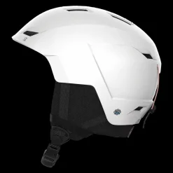 Best Salomon W Icon LT Access Helmet - Dame Skihjelm Hvid