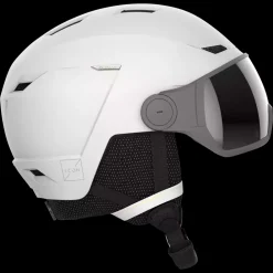 Discount Salomon W Icon LT Visor Helmet - Dame Skihjelm Hvid