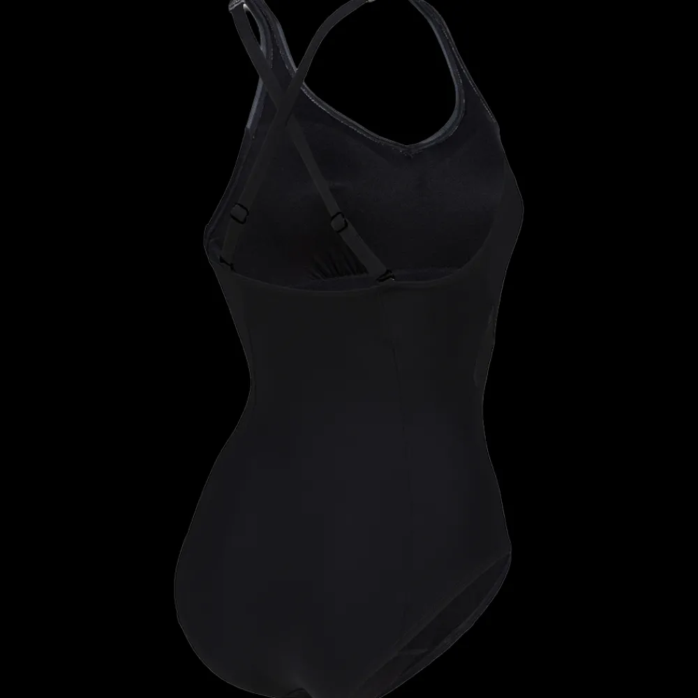 Discount Arena W Isabel Light Cross Back - Dame Badedragt Sort