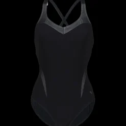 Discount Arena W Isabel Light Cross Back - Dame Badedragt Sort