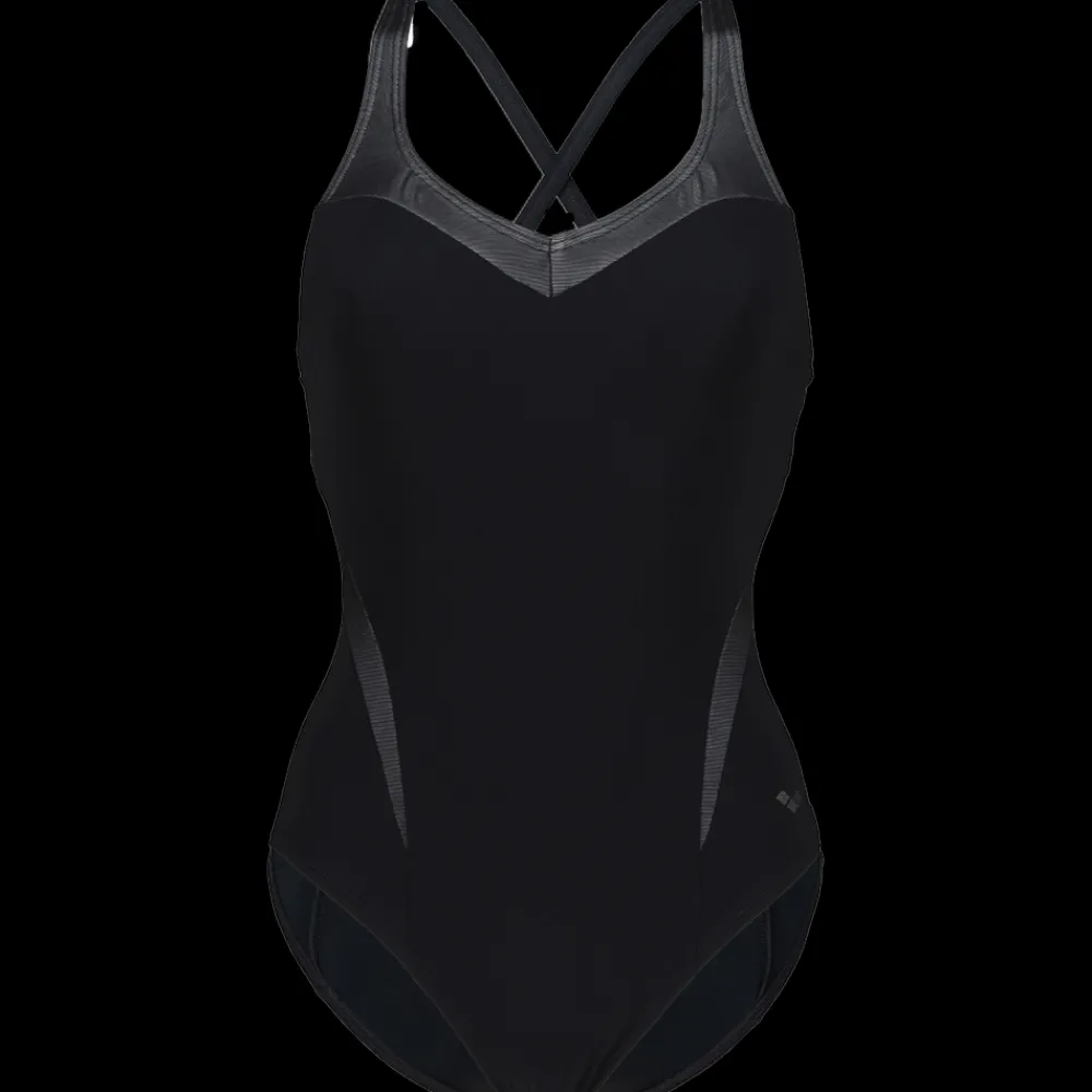Discount Arena W Isabel Light Cross Back - Dame Badedragt Sort