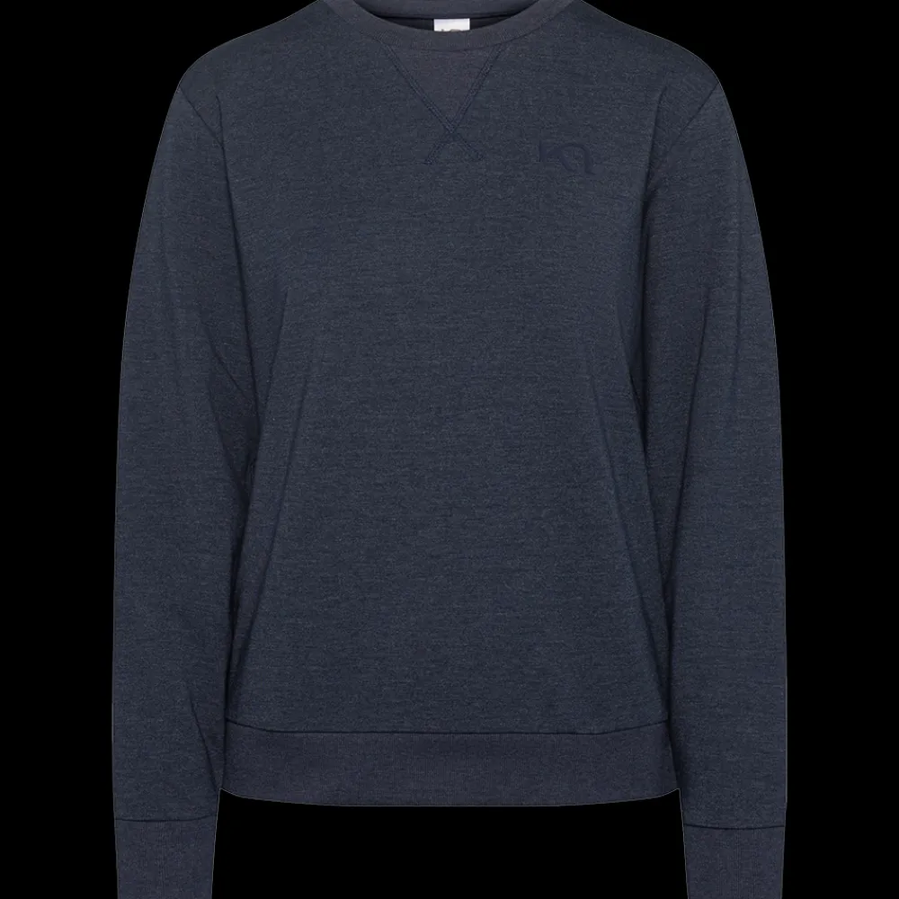 Hot Kari Traa W Kari Crew Sweat - Dame Sweatshirt Blå