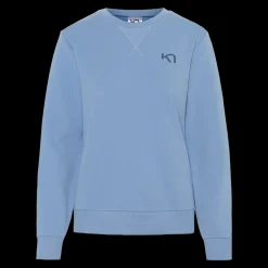Outlet Kari Traa W Kari Crew Sweat - Dame Sweatshirt Blå
