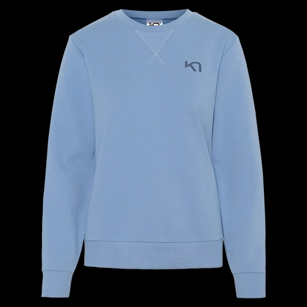 Outlet Kari Traa W Kari Crew Sweat - Dame Sweatshirt Blå
