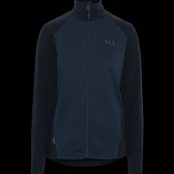 Online Kari Traa W Kari FZ Fleece - Dame Fleecetrøje Blå