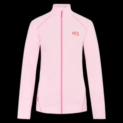Discount Kari Traa W Kari FZ Fleece - Dame Fleecetrøje Pink