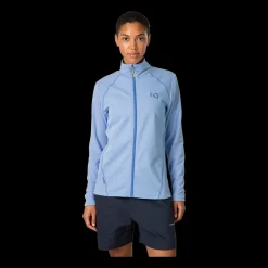 Hot Kari Traa W Kari FZ Fleece - Dame Fleecetrøje Blå
