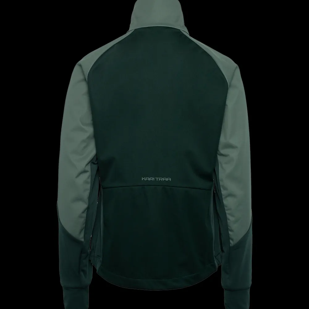Clearance Kari Traa W Louise Hybrid Jacket - Dame Løbejakke Grøn