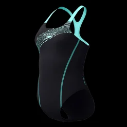 Online Speedo W Medley Suit Muscleback - Dame Badedragt Blå