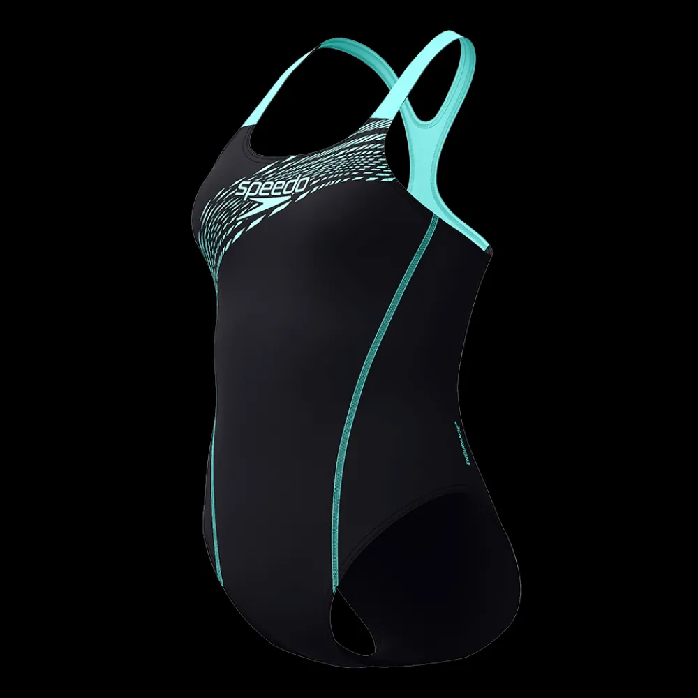 Online Speedo W Medley Suit Muscleback - Dame Badedragt Blå