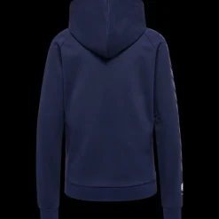 Clearance Hummel W Move Cotton Hood - Dame Sweatshirt Blå