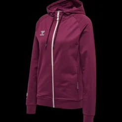 Hot Hummel W Move Cotton Hood - Dame Sweatshirt Lilla