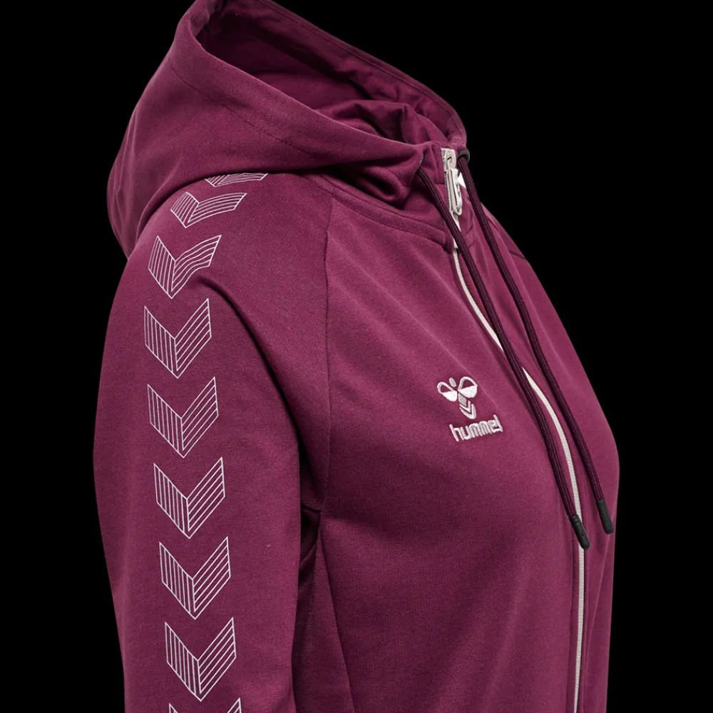 Hot Hummel W Move Cotton Hood - Dame Sweatshirt Lilla