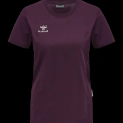 Online Hummel W Move Cotton T-Shirt - Dame T-Shirt Lilla