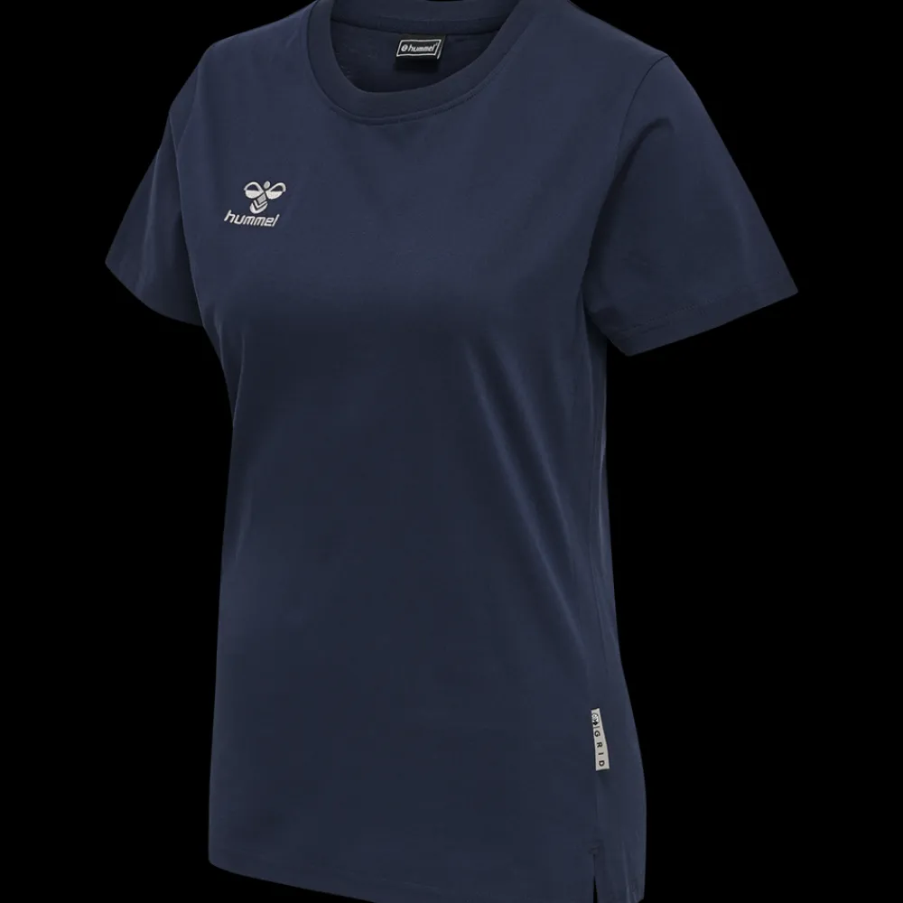 Online Hummel W Move Cotton T-Shirt - Dame T-Shirt Blå