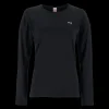 Clearance Kari Traa W Nora 2.0 Long Sleeve - Dame Løbe T-Shirt Sort