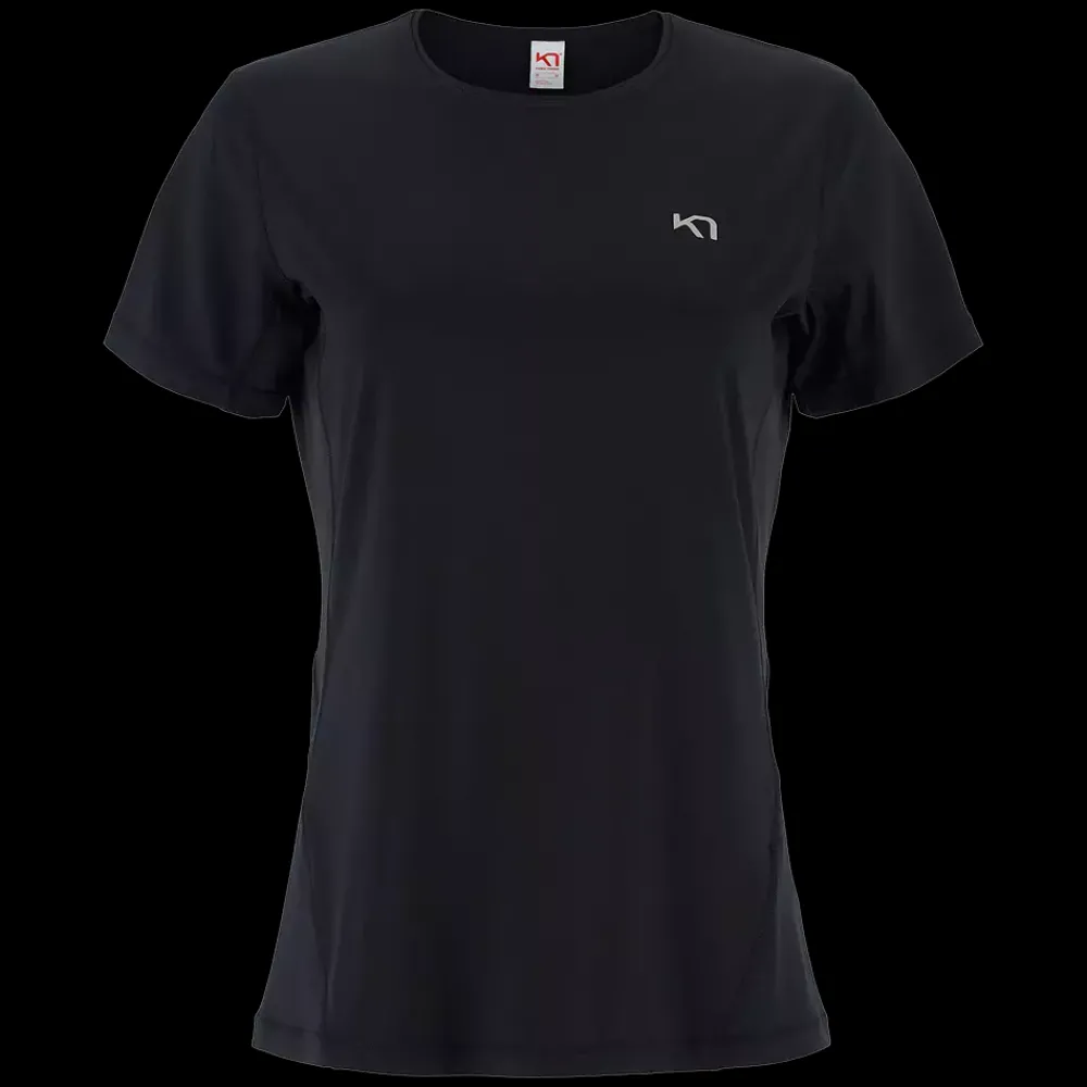 Discount Kari Traa W Nora 2.0 T-Shirt - Dame Løbe T-Shirt Sort