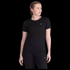 Discount Kari Traa W Nora 2.0 T-Shirt - Dame Løbe T-Shirt Sort