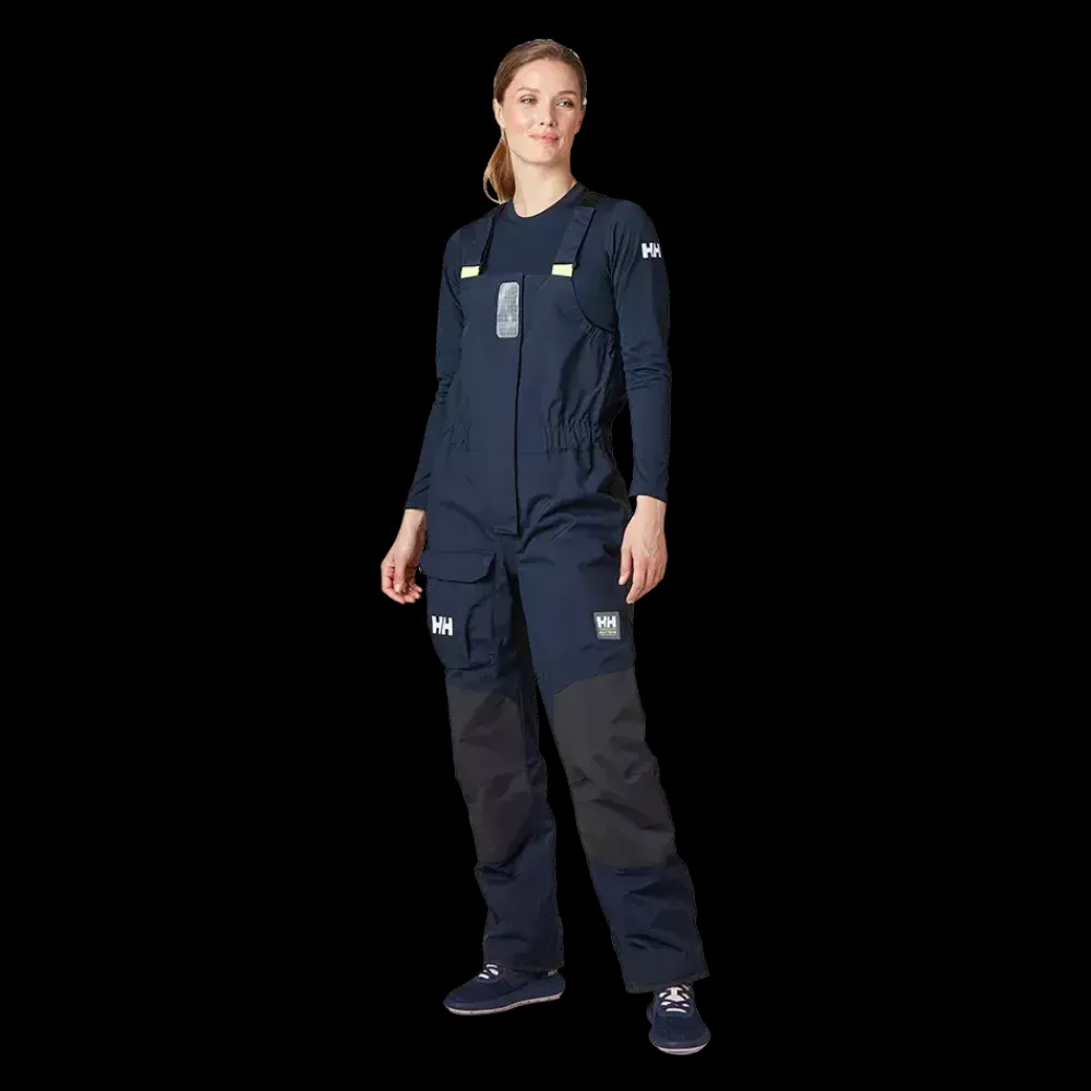 Sale Helly Hansen W Pier 3.0 Bib Pant - Dame Sejlerbukser Blå