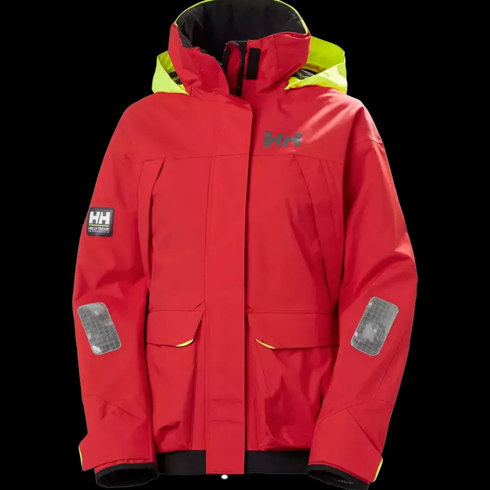 Outlet Helly Hansen W Pier 3.0 Jacket - Dame Sejlerjakke Rød