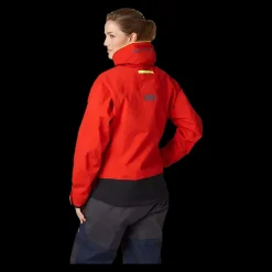 Outlet Helly Hansen W Pier 3.0 Jacket - Dame Sejlerjakke Rød