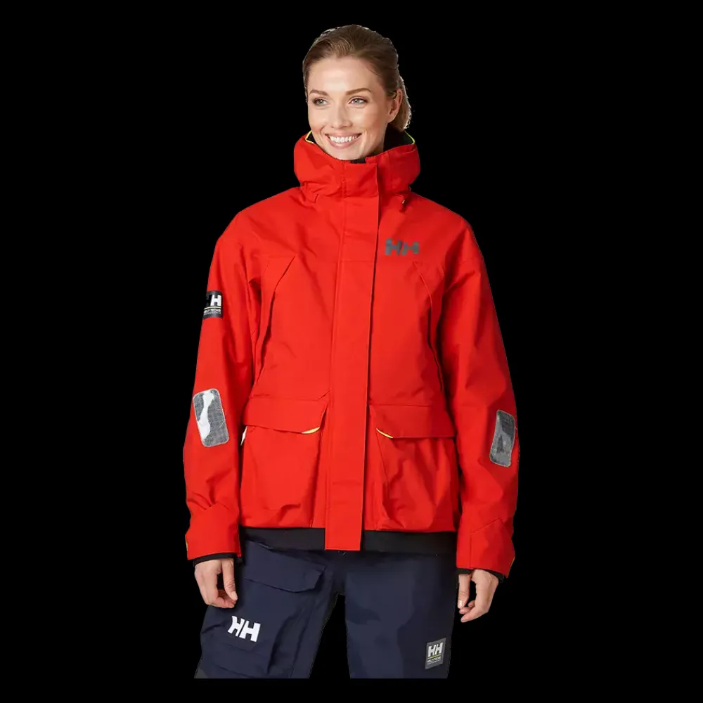 Outlet Helly Hansen W Pier 3.0 Jacket - Dame Sejlerjakke Rød