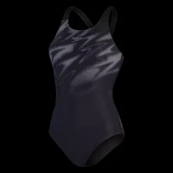 Hot Speedo W Place Muscleback Suit - Dame Badedragt Sort
