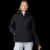 Outlet Columbia W Powdered Peak Ski Jacket - Dame Ski- og Vinterjakke Sort