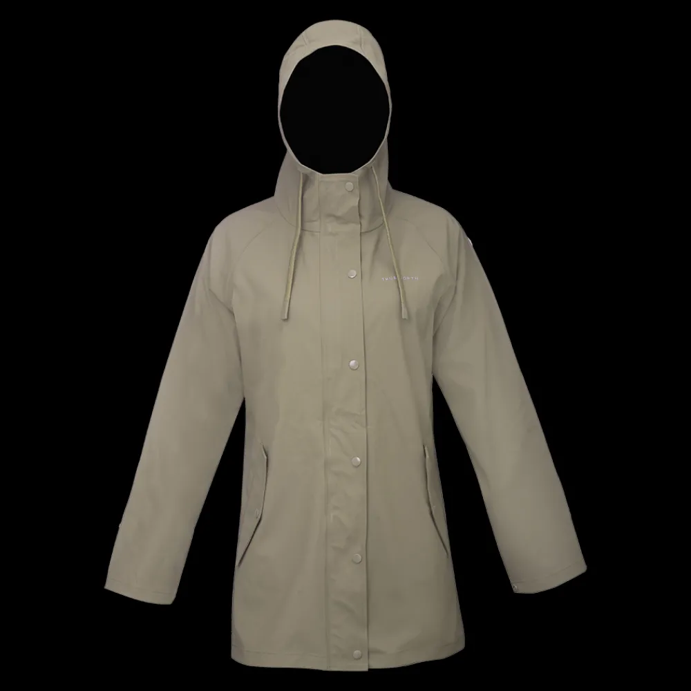 Sale True North W PU Rain Coat - Dame Regnjakke Grøn