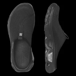 Clearance Salomon W Reelax Slide 6.0 - Dame Slippers Sort