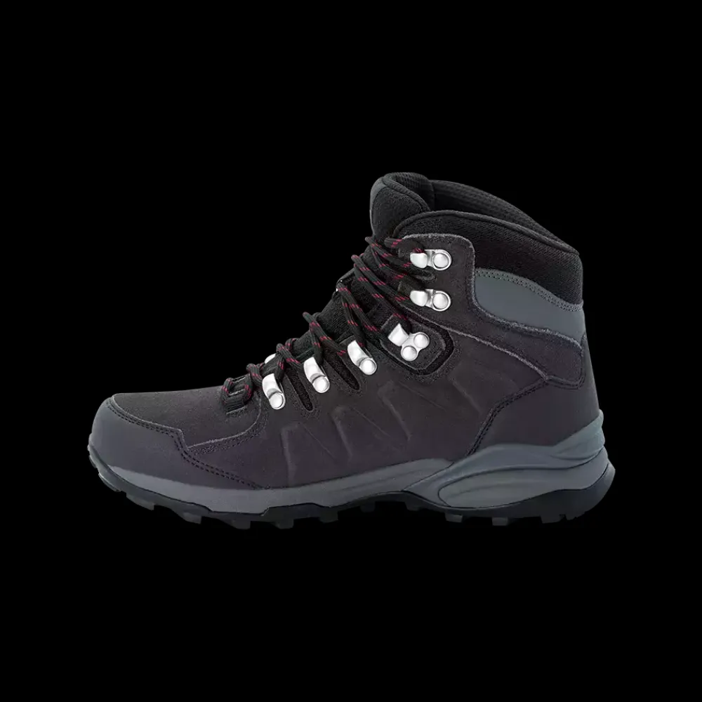 Hot Jack Wolfskin W Refugio Mid Waterproof - Dame Outdoor Sko Sort