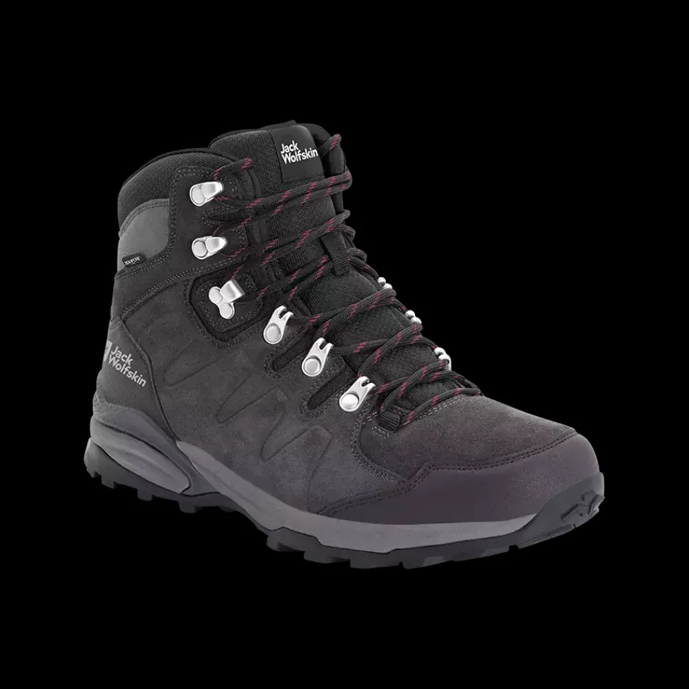 Hot Jack Wolfskin W Refugio Mid Waterproof - Dame Outdoor Sko Sort