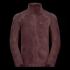 New Jack Wolfskin W Rotwand FZ Fleece - Dame Fleecetrøje Lilla