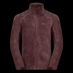 New Jack Wolfskin W Rotwand FZ Fleece - Dame Fleecetrøje Lilla
