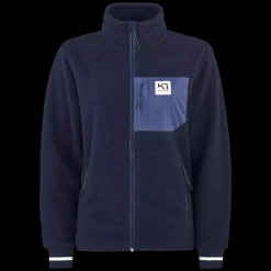 Discount Kari Traa W Røthe Midlayer - Dame Fleecetrøje Blå