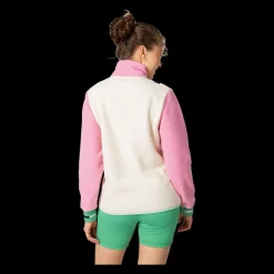 Clearance Kari Traa W Røthe Midlayer - Dame Fleecetrøje Hvid/Pink