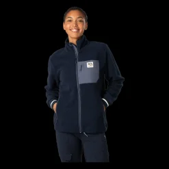 Discount Kari Traa W Røthe Midlayer - Dame Fleecetrøje Blå