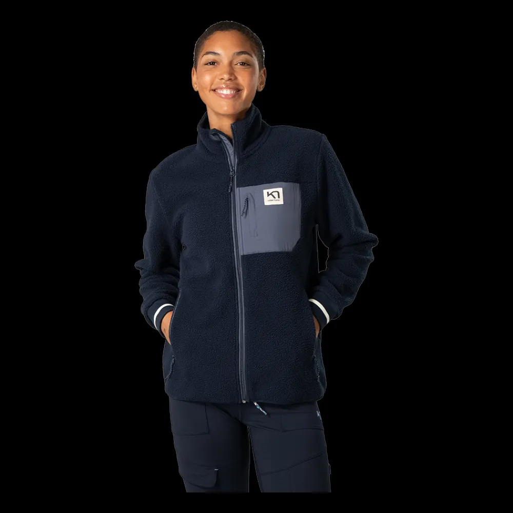 Discount Kari Traa W Røthe Midlayer - Dame Fleecetrøje Blå