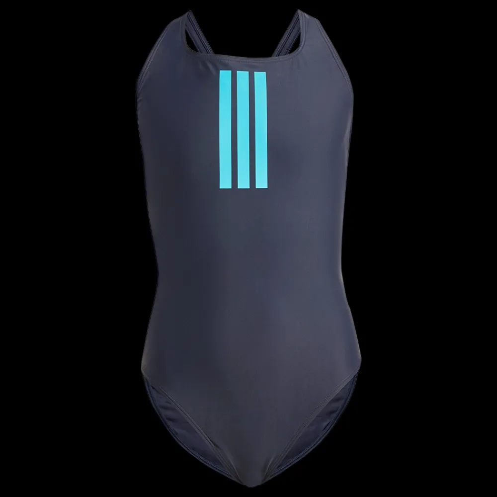 Outlet Adidas W 3S Swimsuit - Dame Badedragt Blå