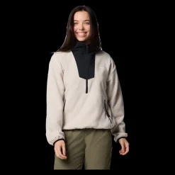 Clearance Columbia W Sequoia Grove HZ Fleece - Dame Fleecetrøje Hvid