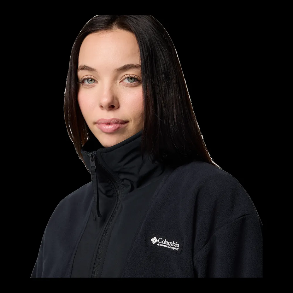Fashion Columbia W Sequoia Grove HZ Fleece - Dame Fleecetrøje Sort