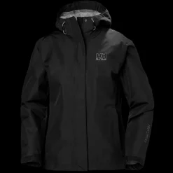 Sale Helly Hansen W Seven J Jacket - Dame Regnjakke Sort
