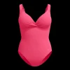 Discount Speedo W Shape Cross Knot Suit - Dame Badedragt Rød