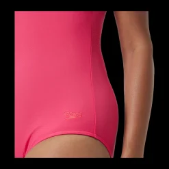 Discount Speedo W Shape Cross Knot Suit - Dame Badedragt Rød
