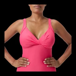 Discount Speedo W Shape Cross Knot Suit - Dame Badedragt Rød